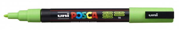 Posca PC-3M Marcador de Pintura - Punta Conica de Poliester 0.9-1.3mm - Tinta Base al Agua - Resistente a la Luz - No Permanente