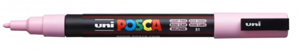 Posca PC-3M Marcador de Pintura - Punta de Poliester Conica 0.9-1.3mm - Tinta Base al Agua - Resistente a la Luz - No Permanente