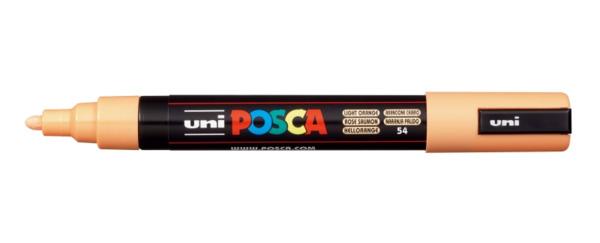 Posca PC-5M Marcador de Pintura - Punta de Bala 1.8-2.5mm - Tinta Base al Agua - Resistente a la Luz - No Permanente - Color Nar