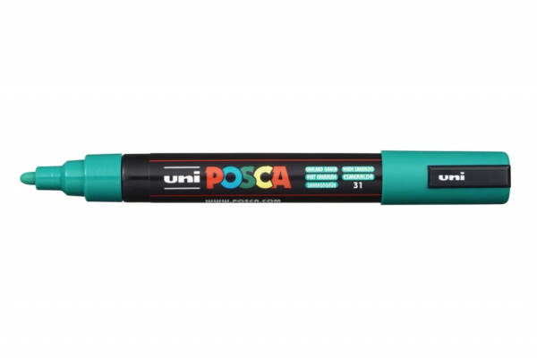 Posca PC-5M Marcador de Pintura - Punta de Poliester 1.8-2.5mm - Tinta Base al Agua - Resistente a la Luz - No Permanente - Colo