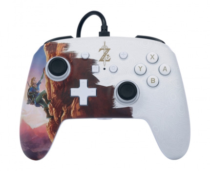 PowerA Mando con Cable Enhanced para Nintendo Switch - Hero'S Ascent