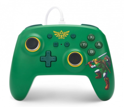 PowerA Mando con Cable para Nintendo Switch - Hyrule Defender
