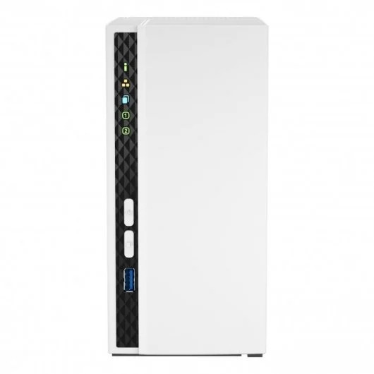 QNAP TS-233 NAS Torre Procesador ARM Cortex-A55 - Memoria 2GB - 2 Bahias 2.5", 3.5" - USB, RJ-45 - Ventilador 80mm