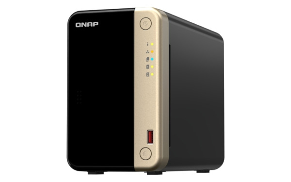 QNAP TS-264-8G NAS Torre Procesador Intel Celeron N4505 - Memoria 8GB - 2 Bahias 2.5", 3.5", M.2 - USB, HDMI, RJ-45 - Ventilador