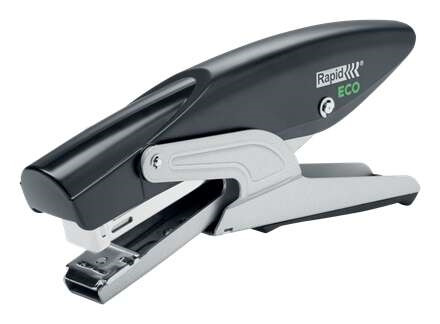Rapid ECO Grapadora de Tenaza - Fabricadas con un 81% de Plastico Reciclado - Hasta 20 Hojas - Para Grapas 24/6, 26/6 - Grapado