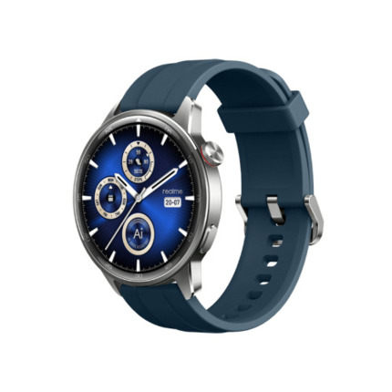Realme Watch S2 Smartwatch Pantalla Amoled 1.43" - IP68 - Autonomia hasta 20 Dias - Cuerpo Acero Inoxidable - Color Azul