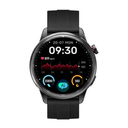 Realme Watch S2 Smartwatch Pantalla Amoled 1.43" - IP68 - Autonomia hasta 20 Dias - Cuerpo Acero Inoxidable - Color Negro