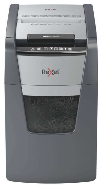 Rexel Optimum Autofeed 150M Destructora Automatica de Microcorte - Alimentacion Automatica de Hasta 150 Hojas A4 - Clasificacion