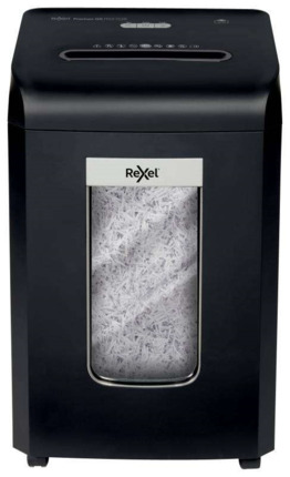 Rexel Promax Qs Rsx1538 Destructora de Papel de Corte en Particulas - Capacidad Papelera 38L - Nivel de Seguridad P-4 Din - Funcionamiento Ultra Silencioso - Color Negro