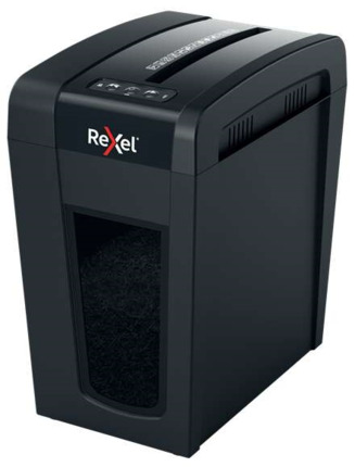 Rexel Secure X10-SL Whisper-Shred Destructora de Papel Manual Corte en Particulas P-4 - Destruye hasta 10 Hojas a la Vez - Tecnologia de Bajo Ruido Whisper-Shred Ã¢âÂ¢ - Capacidad de la Papelera 18L - Color Negro