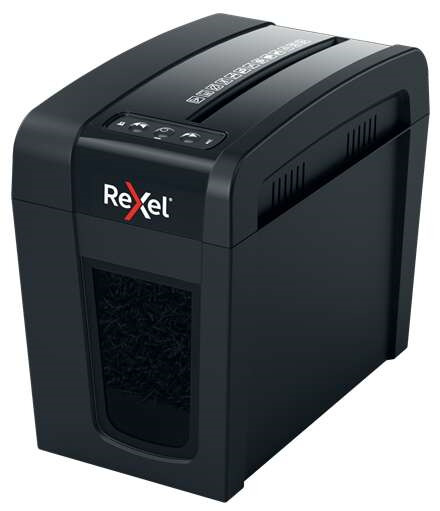 Rexel Secure X6-SL Whisper-Shred Destructora de Papel Manual Corte en Particulas P-4 - Destruye hasta 6 Hojas - Tecnologia de Ba
