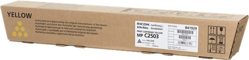 Ricoh Aficio MP-C2503SP/MP-C2003SP/MP-C2011SP Amarillo Cartucho de Toner Original - 841929