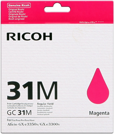 Ricoh GC31M Magenta Cartucho de Gel Original - 405690