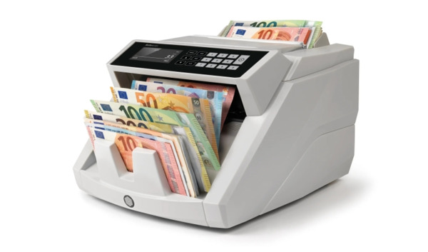 Safescan 2465-S Contadora de Billetes - Puede Contar Billetes de Euro Mezclados - Capacidad hasta 300 Billetes - 1000 Billetes p