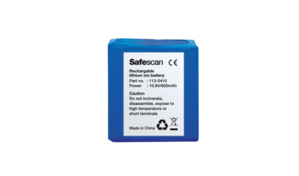 Safescan LB-105 Bateria Recargable para Detector de Billetes Falsos Safescan 155-S, 165-S y 185-S - Autonomia hasta 30h