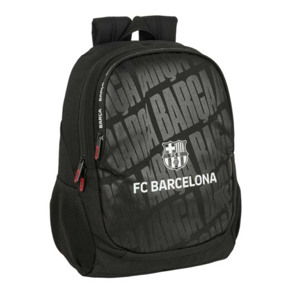 Safta F.C.Barcelona Mochila Adaptable a Carro - Portabotellas - Dos Compartimentos Grandes - Tirador Doble - Hombreras Ergonomicas Acolchadas - Asa de Mano - 23L - 320x160x440mm - Color Negro