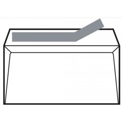 Sam Pack de 250 Sobres de Papel Offset 90grs - Medidas 190x250mm - Autoadhesivo con Tira de Silicona - Color Blanco