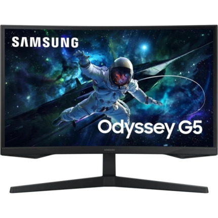 Samsung Odyssey G5 Monitor 27" LED VA Curvo QHD 165Hz FreeSync - Respuesta 1ms - Angulo de Vision 178Âº - HDMI, DisplayPort - VESA 75x75mm