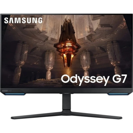 Samsung Odyssey G7 Monitor 28" LED IPS UltraHD 4K 144Hz FreeSync Premium Pro - Respuesta 1ms - Regulable en Altura, Giratorio e Inclinable - 16:9 - Angulo de Vision 178Âº - Altavoces Incorporados - USB, HDMI, DisplayPort - VESA 100x100mm