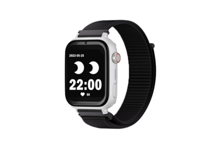 Savefamily Reloj Inteligente Infantil SaveWatch Plus con GPS y Llamada - IP67 - Boton SOS - Carcasa Blanca - Correa Tela Negra