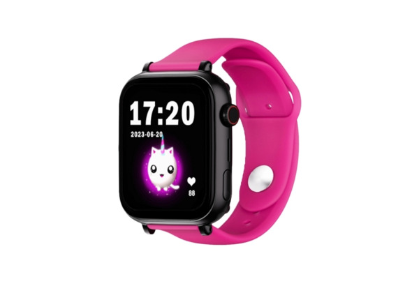 Savefamily Reloj Inteligente Infantil SaveWatch Plus con GPS y Llamada - IP67 - Boton SOS - Carcasa Negra - Correa Silicona Loll