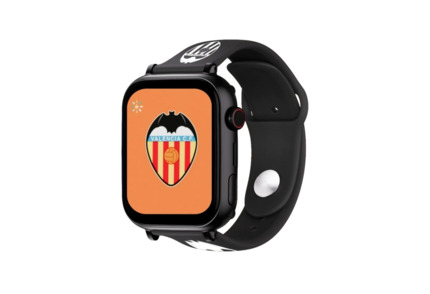 Savefamily Reloj Inteligente Infantil Savewatch Plus Edicion Valencia C.F. con GPS y Llamada - Correa Silicona Negra