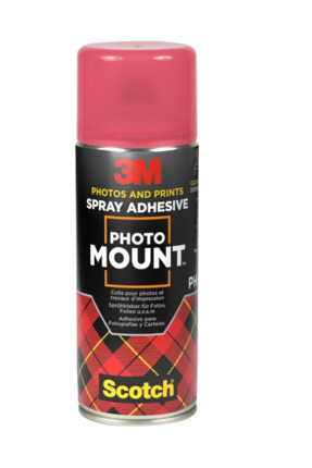 Scotch 3M Photomount Adhesivo en Spray 400ml - Adhesivo de Alta Resistencia - Transparente