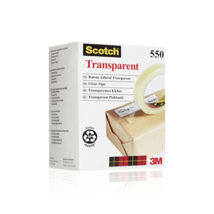 Scotch Pack de 8Â Cintas Adhesivas 19mm x 66m - Transparente