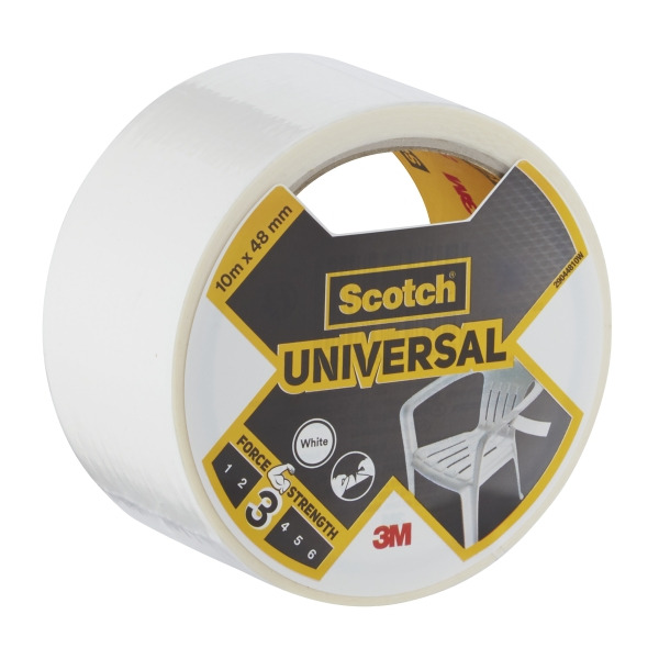 Scotch Universal Cinta Adhesiva Americana 48mm x 10m - Color Blanco
