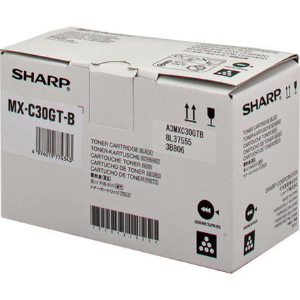 Sharp MX-C30GTB toner negro original