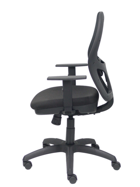 Silla de oficina Jorquera malla negra asiento bali negro con trasla (4)