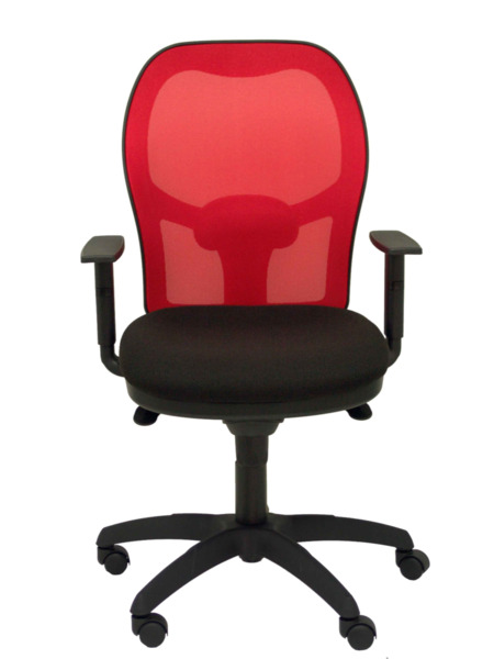 Silla de oficina Jorquera malla roja asiento bali negro (2)