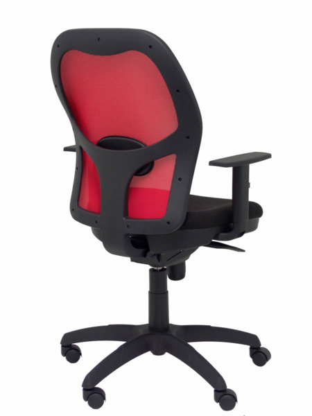 Silla de oficina Jorquera malla roja asiento bali negro (7)