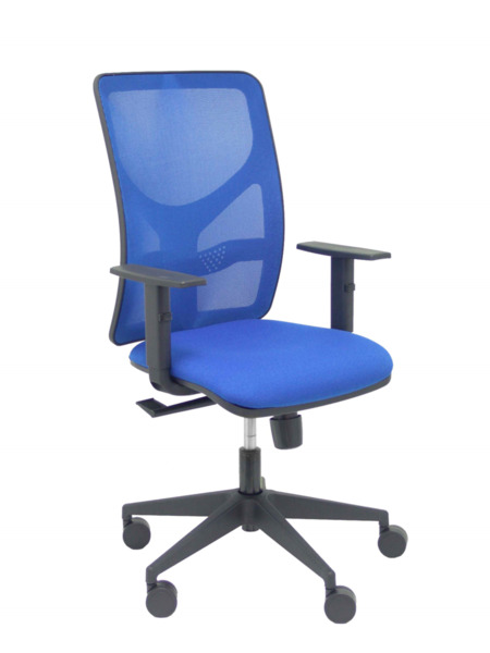 Silla de oficina Motilla malla azul asiento bali azul brazo regulable (1)