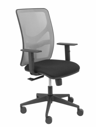 Silla de oficina Motilla malla gris asiento bali negro brazo regulable