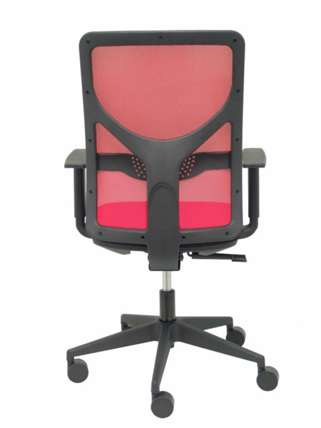 Silla de oficina Motilla malla roja asiento bali negro brazo regulable (6)