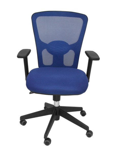Silla de oficina Pozuelo respaldo malla azul asiento 3D azul (2)