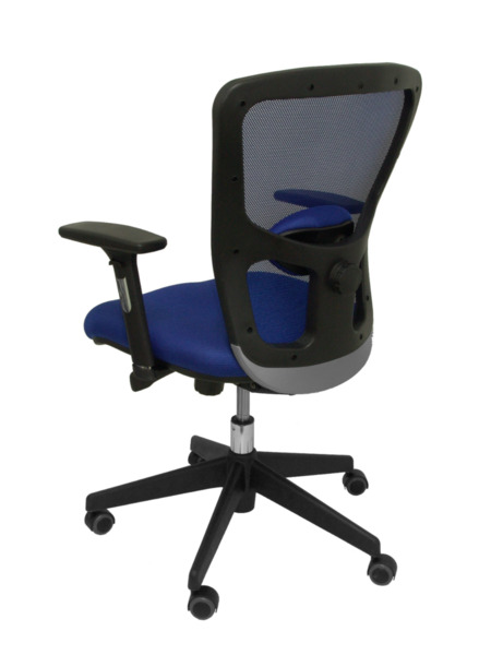 Silla de oficina Pozuelo respaldo malla azul asiento 3D azul (5)