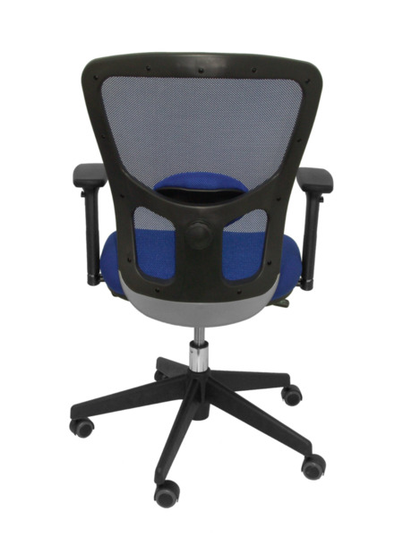 Silla de oficina Pozuelo respaldo malla azul asiento 3D azul (6)