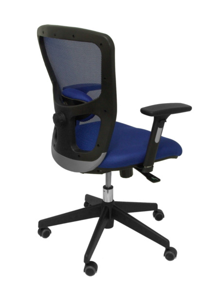 Silla de oficina Pozuelo respaldo malla azul asiento 3D azul (7)