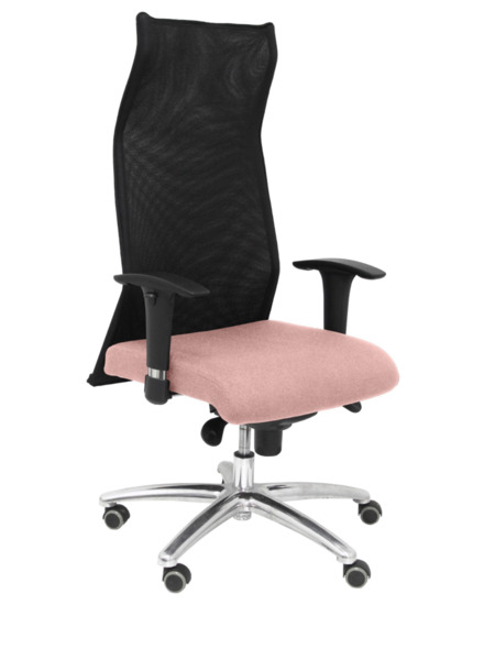 Sillón de oficina Sahúco XL bali rosa hasta 160kg (1)
