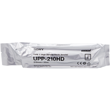 Sony UPP-210HD papel térmico, rollo, 210mm x 25m