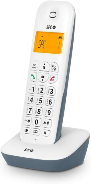 SPC Air Telefono Fijo Inalambrico - Pantalla Retroiluminada 35x22mm - Identificacion de Llamadas - Conexion a Red Telefonica - M