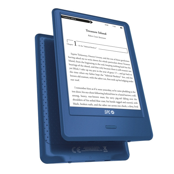 SPC Dickens Light 2 Pro Ebook - Pantalla Retroiluminada 6" Tactil - Tinta Electronica - 8GB de Almacenamiento - Fino y Ligero -