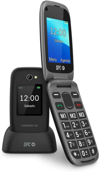 SPC Harmony 4G Telefono Movil para Mayores - Botones Grandes Retroiluminados - Volumen de Timbre de hasta 97.5Db - Compatible co