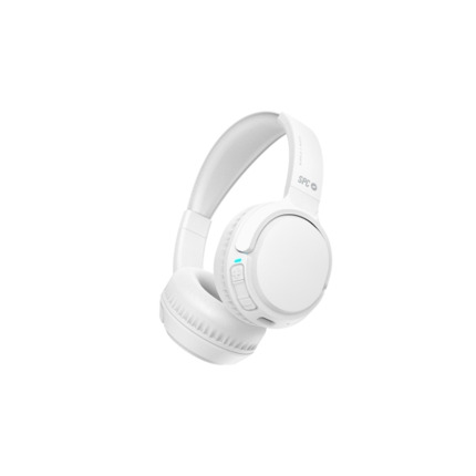 SPC Heron 2 Studio Auriculares Bluetooth 5.4 - Conexion Dual - Autonomia hasta 50h - DiseÃ±o Ajustable y Plegable - Control en Auricular - Color Blanco
