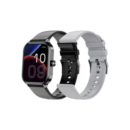 SPC Smartee Duo 3 Reloj Smartwatch Pantalla Amoled 1.93" - Mas de 100 Modos Deportivos - Monitoreo de Salud - Resistencia IP68 - 7 Dias de Autonomia - Incluye 2 Correas - Color Negro