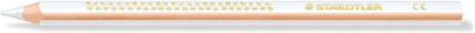 Staedtler Jumbo Noris 128 Lapiz Triangular de Color - Mina de 4mm - Resistencia a la Rotura - DiseÃ±o Ergonomico - Color Blanco