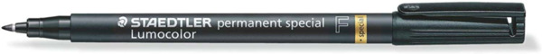 Staedtler Lumocolor Permanent 319 Rotulador Permanente de Punta Fina - Trazo 0.6mm - Para Aplicaciones Especiales - Secado Rapid