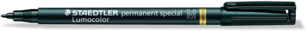 Staedtler Lumocolor Permanent Special 319 Rotulador Permanente - Punta de 1mm Aprox - Secado Rapido - Resistente a la Luminosida